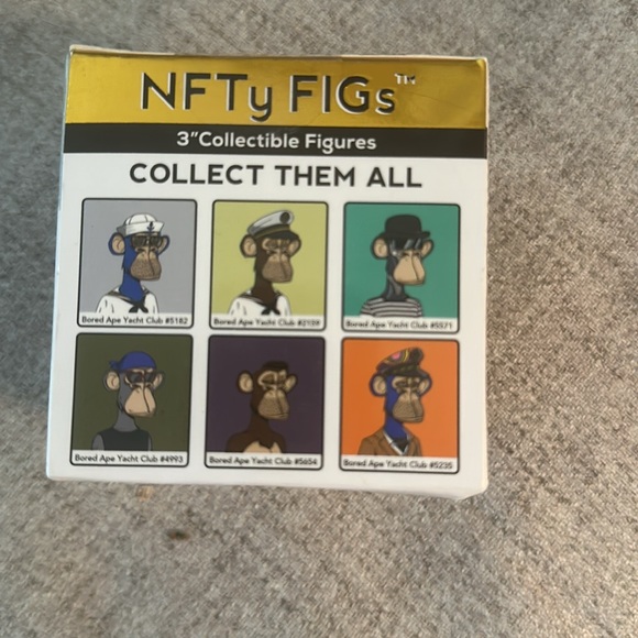 New! Unopened Bored Ape NFTy FIGs Series 1 Blind Box Collectible Yacht Club - Picture 3 of 4
